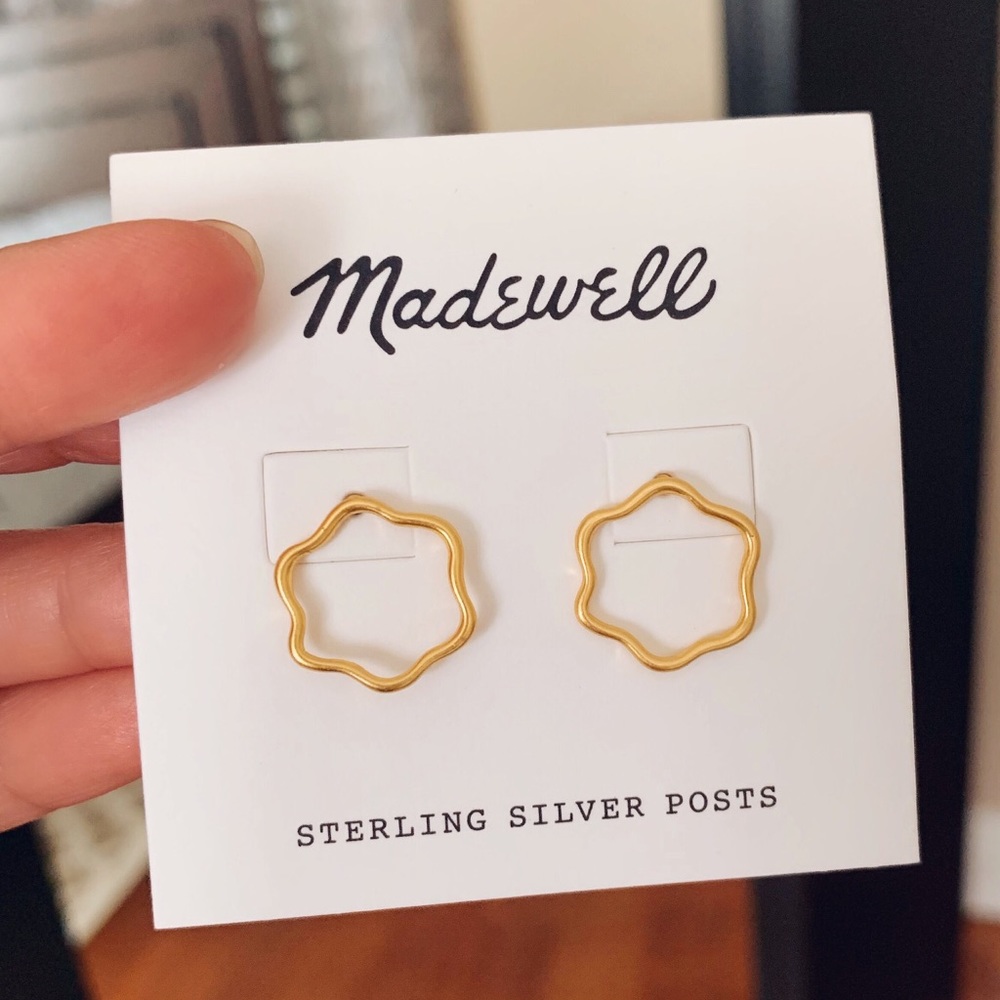 NWT Madewell Wombly Circle Earrings